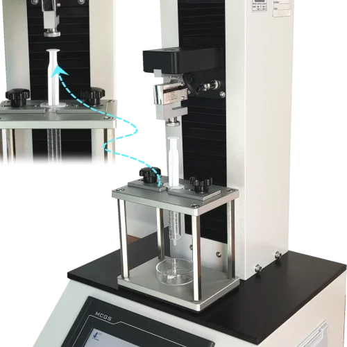 syringe glide force testing iso 11040 4